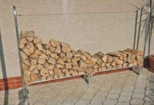 Stojan pro uskladnění 2,1 m3 štípaného palivového dřeva