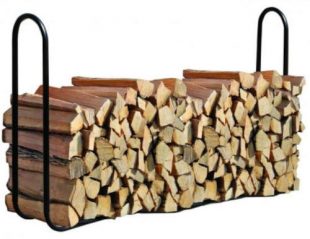 Kovový stojan na dřevo SADR DOUBLE 240x25x99 cm