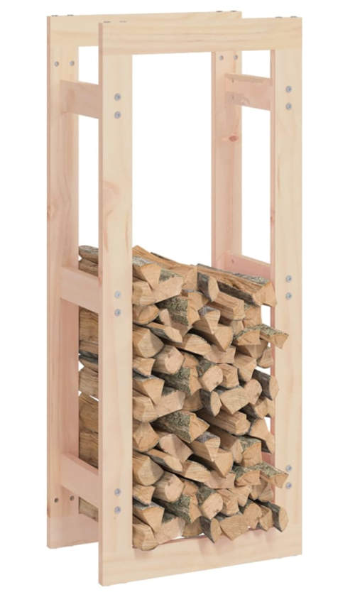Dřevěný stojan na krbové dřevo výška 1 metr